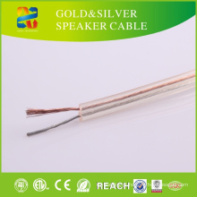 China Baixo Preço Transparente PVC Jacket CCA Speaker Cable